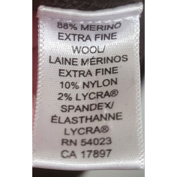 Banana‎ Republic Men's Wool Sweater Size L Brown Purple Gray Stripe - Picture 5 of 6